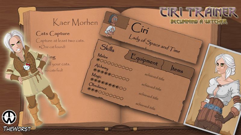 Ciri Trainer – Chapter 4 – Version 0.7.2 + Guide by The Worst Win/Mac