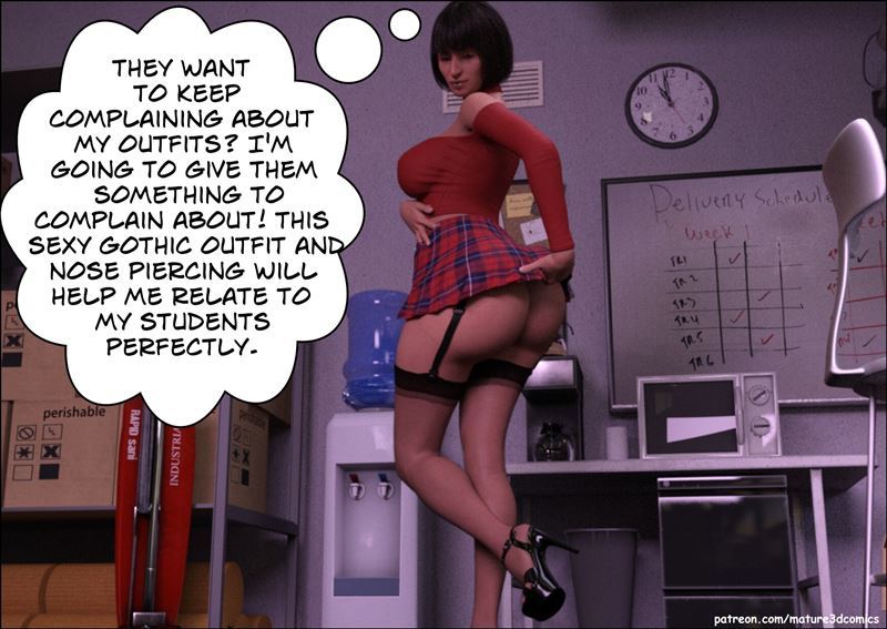 Mature3dcomics - Sexy Teacher captions
