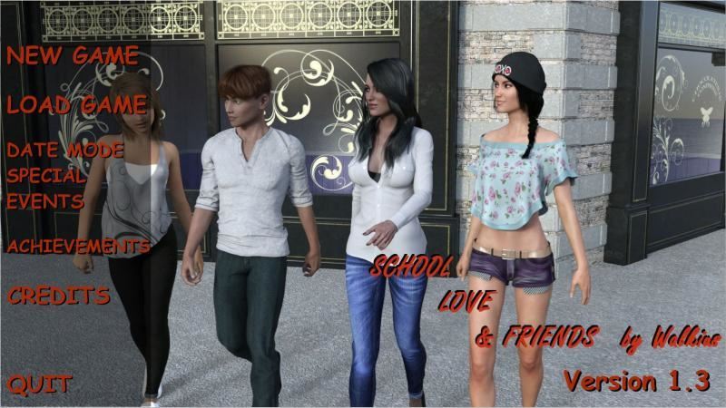 Walkius - School, Love and Friends Version 1.9 + Incest Patch + Update Only + CG