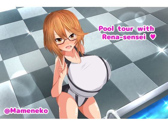 MameNeko - Pool tour with Rena-sensei!