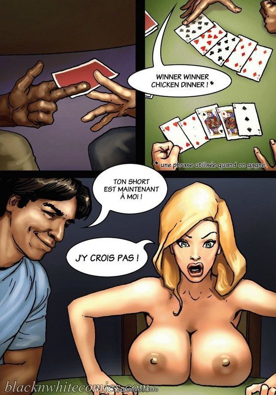 Blacknwhitecomics - The Poker Game (French)