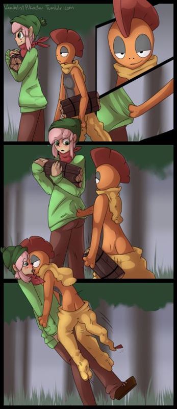 Pokemon Gathering Firewood