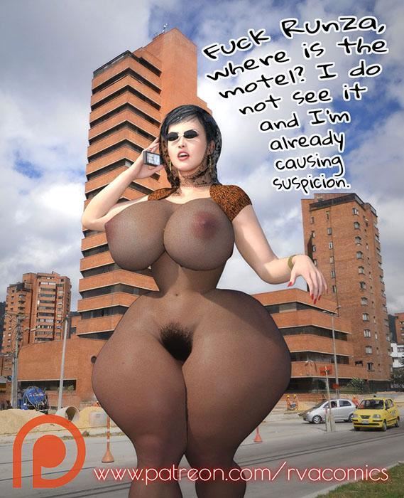 Big Booty 3d Porn Art - Hot babes with big ass from RVAComics | XXXComics.Org