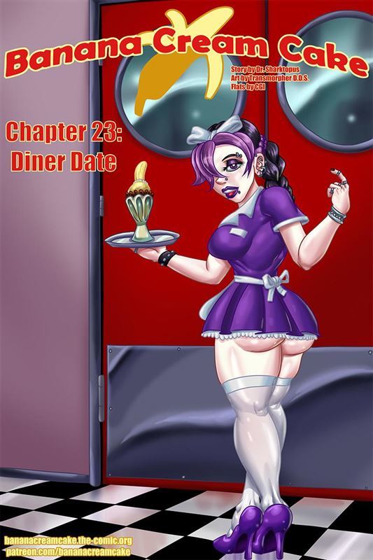 Waitress Cartoon Porn - Slutty waitress in Transmorpher DDS - Banana Cream Cake Chapter - 23 Update  | XXXComics.Org