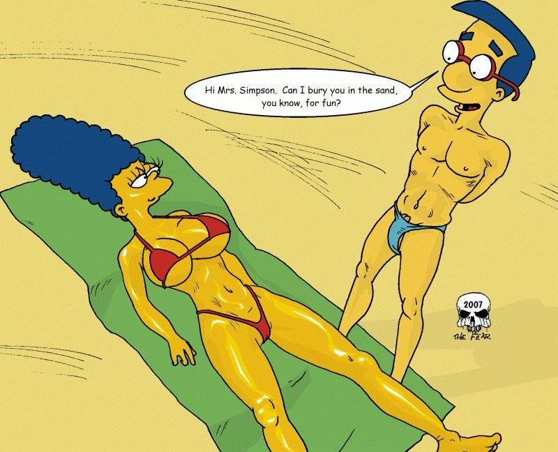 Simpsons Slave Porn - The Fear Simpsons Artwork and 6 Porn Comics | XXXComics.Org