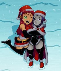 Artwork Collection With Teen Titans Jinx Raven and Starfire by RavenRavenRaven
