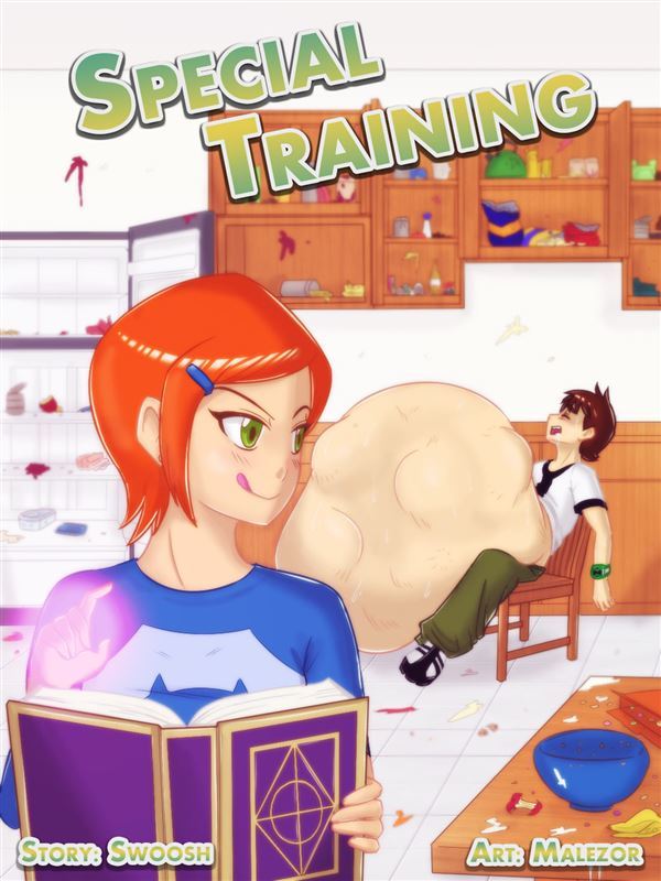Ben 10 and Gwen Tennyson in Special Training from Swooshi and Malezor