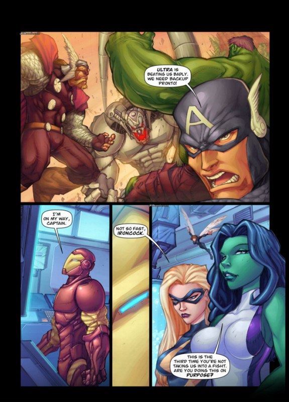 Marvel Assvenger - Part 1 art by JKRcomix