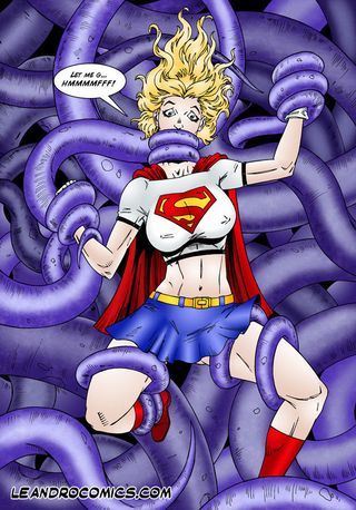 Leandro Comics Supergirl Alien Tentacle Porn | XXXComics.Org