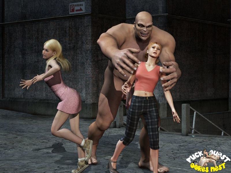Girls and Giant from Fuck Guest at the Ogres Nest