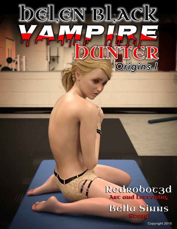 Collection of comic with Helen Black Vampire Hunter from Redrobot3D