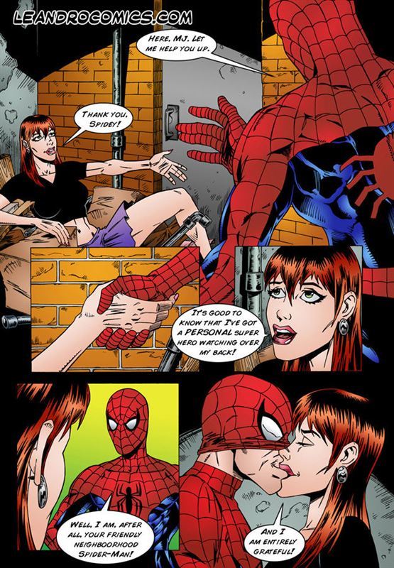 Leandro Comics Spider-Man Saves Mary Jane