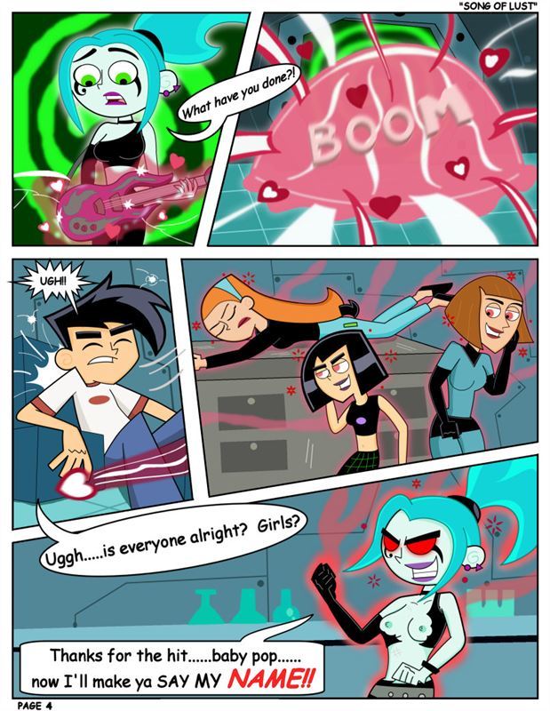 Danny Phantom and his mom and then sister and then more and more