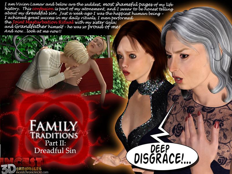 [Incestchronicles3d] Family Traditions. Part 2