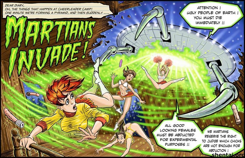 Pulptoon Martians Invade Two Parts and Posters