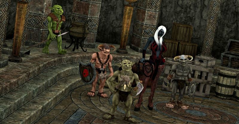 Redleatherart The Trouble with Goblins