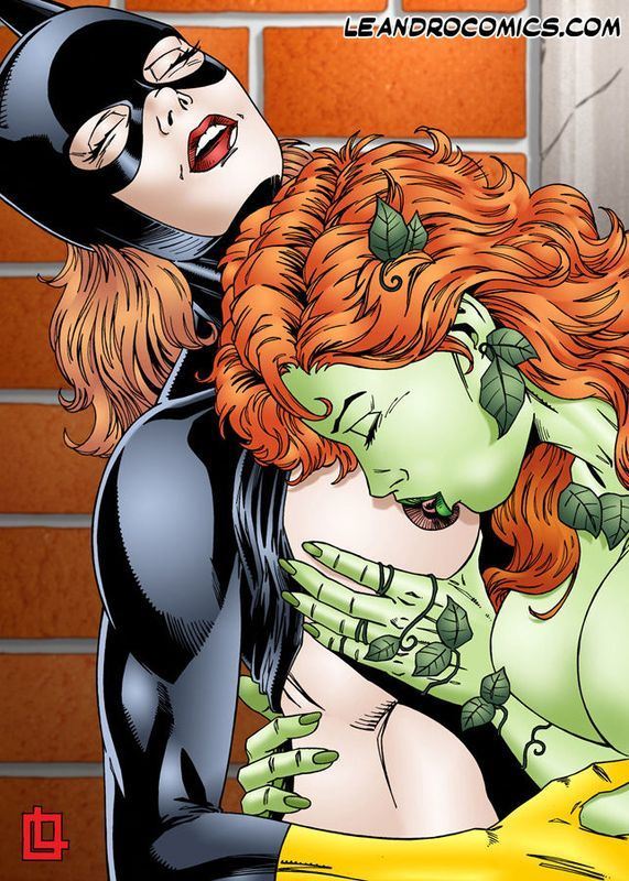 Leandro Comics Batgirl x Poison Ivy