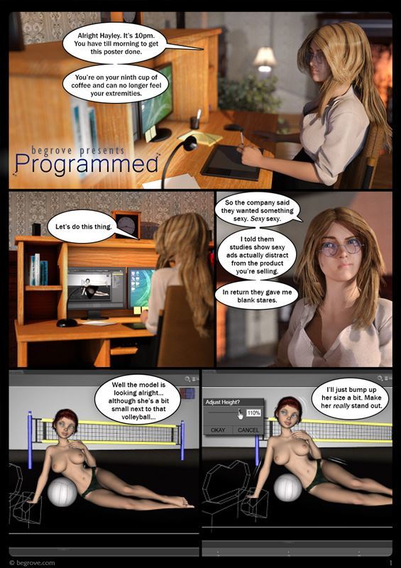 Breast Expansion comic from Begrove Programmed