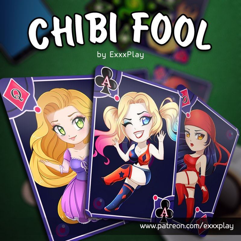 Meet the “Chibi Fool” card game Win/Android by ExxxPlay