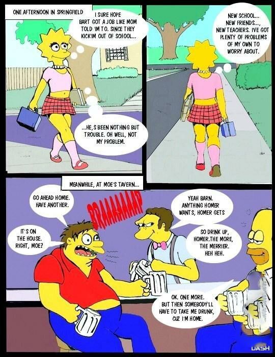 Comics-Toons.com – The Simpsons – Bart’s Lil’ sis