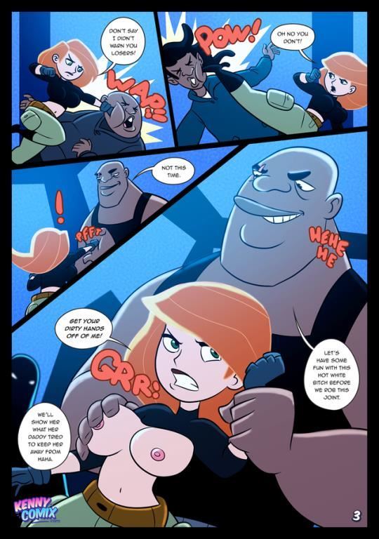 Kennycomix Kim Possible The Plot Drakkens and her first creampie from monster cock
