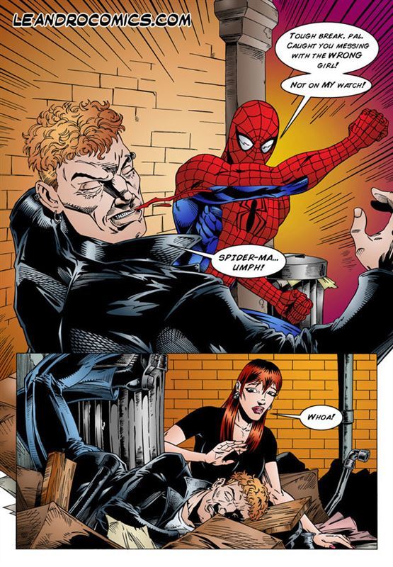 Leandro Comics Spider-Man Saves Mary Jane