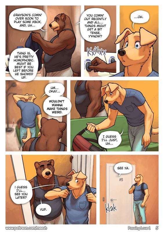 Gay Furry Porn Comic from Meesh Passing Love Update