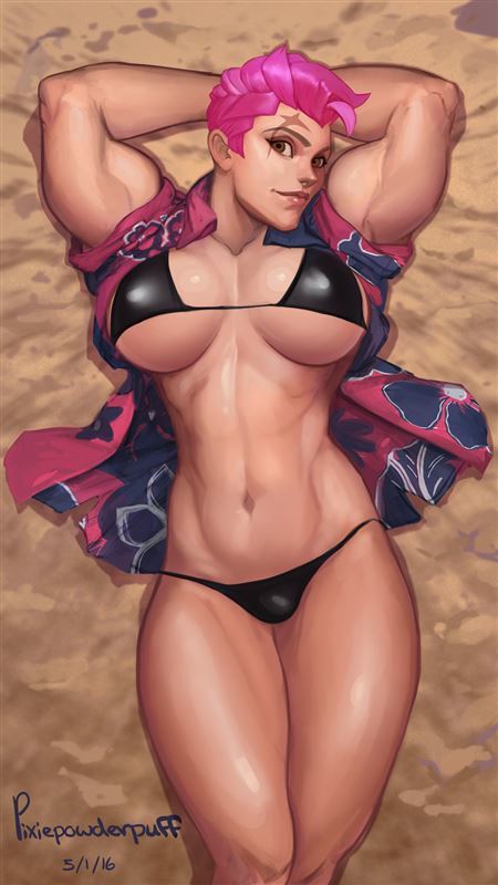 Hot drawn babes with big tits, breasts, boobs by Pixiepowderpuff