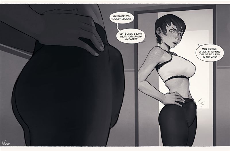 Update shemale comic by InCase Sam and her new dick