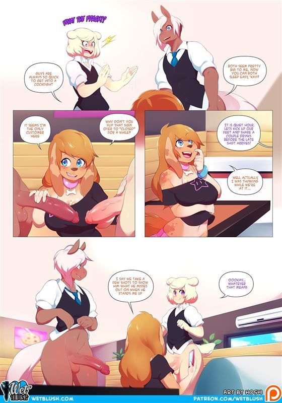 Updated great furry comic by Hoshi - Double Date