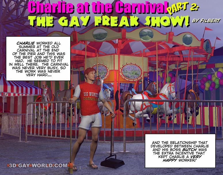Charlie At The Carnival from 3DGayWorld
