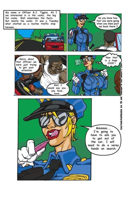 Fantastic interracial comic by Little White Slut Speed traped