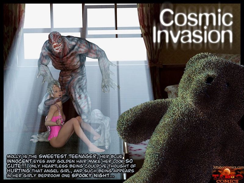 Blonde Girl In Sexy Lingerie Fucking With Ugly Alien In Cosmic Invasion by 3DTabooComics