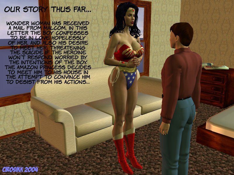 Cirosikk The Erotic Adventures of Wonder Woman - The Evil Boy!