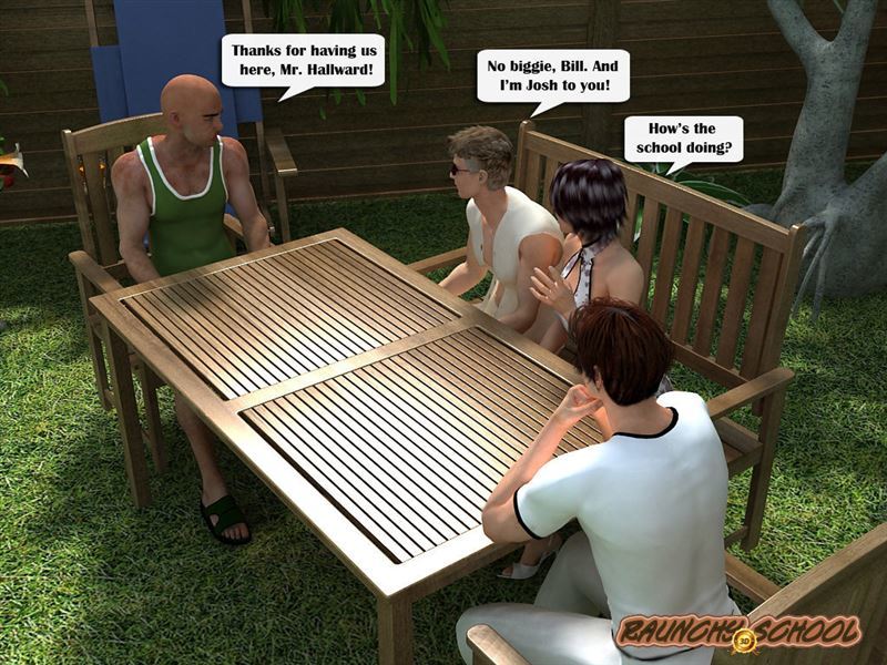 New group sex comic by Raunchy School Barbecue Picnic