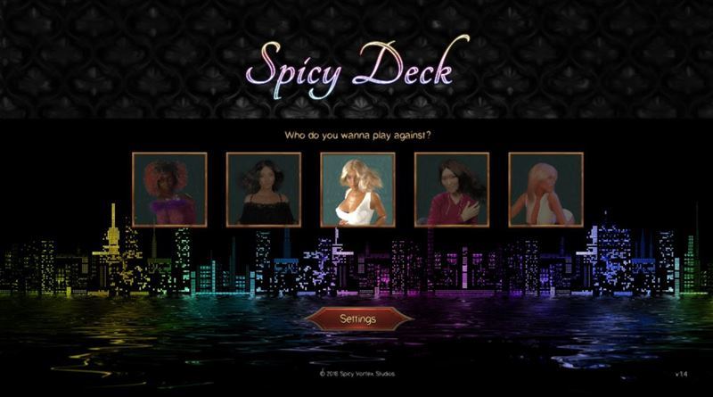 Spicy Vortex - Spicy Deck (Hardcore version) - Stripping card combat game