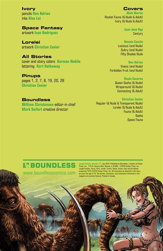 Boundless - Jungle Fantasy - Secrets 1