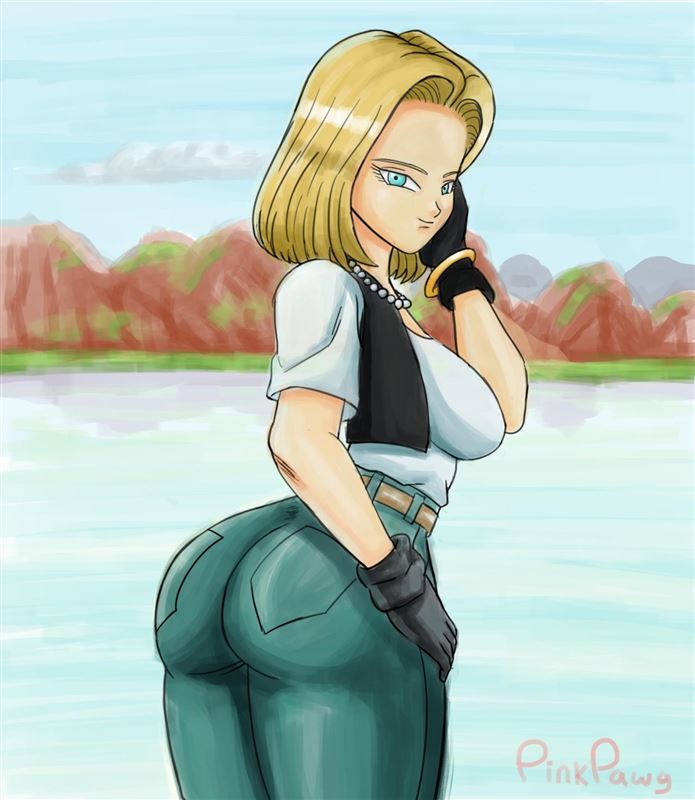 Pink Pawg - Android 18 Goes Inside Cell - Dragon Ball Z