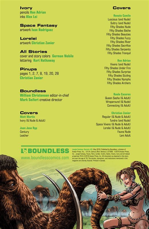 Boundless - Jungle Fantasy - Secrets 0