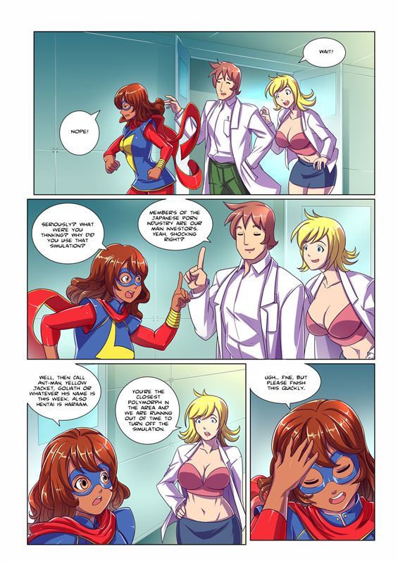 Update superhero comic by Bokuman Virtual Nightmare