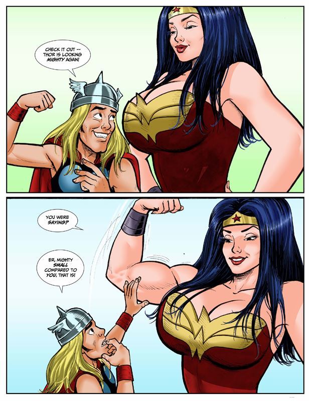 Wonder woman parody by Dream Tales Comic Con 2