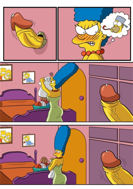 Marge VS Glory Hole Monster Cock