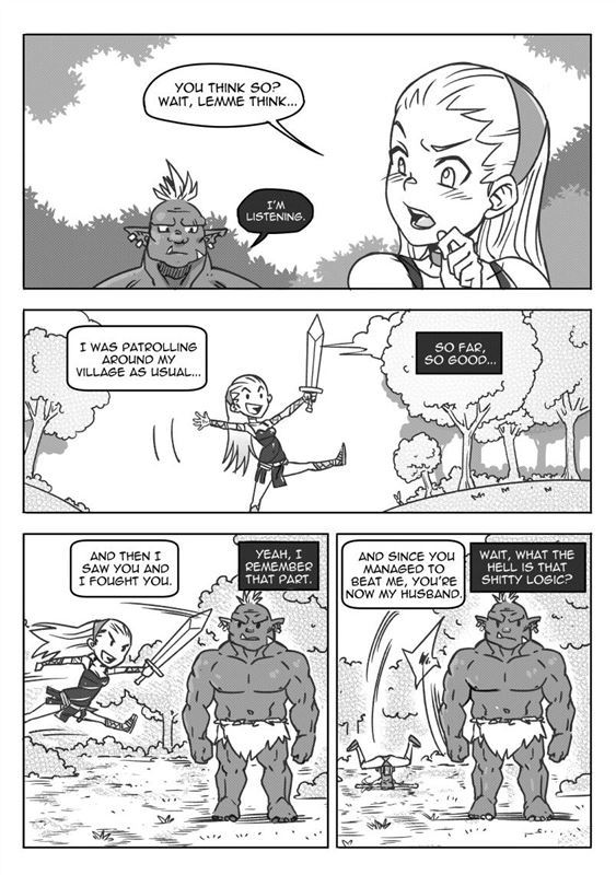 Updated monster comic by Frenchkizz NPC