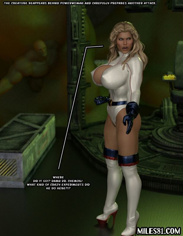 Captured-Heroines - Powerwoman vs Dr Chemoil