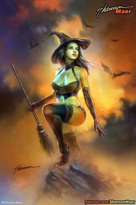 Fantasy pinups by Shannon Maer