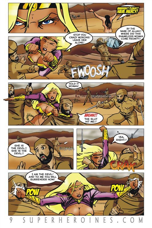 Bdsm comic by 9Superheroines Sahara vs The Taliban chapter 1