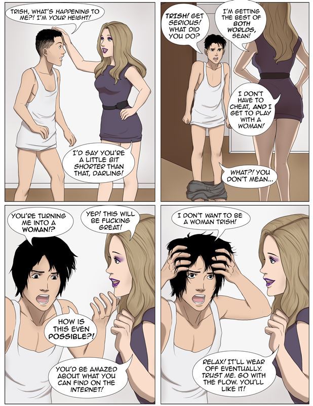 Great gender bender comic by Jetti Bi Curious