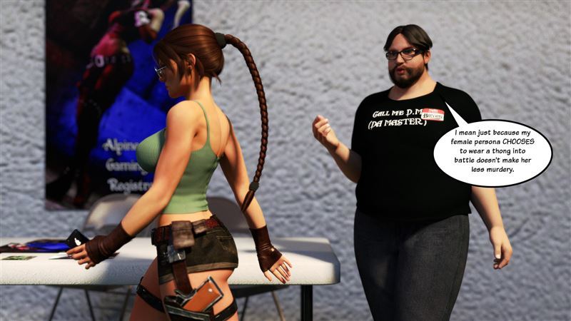 SquarePeg3D - Lara Croft and Korra Are Unconventional