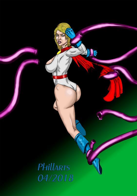 Phillarts - Powergirl vs Tentacles