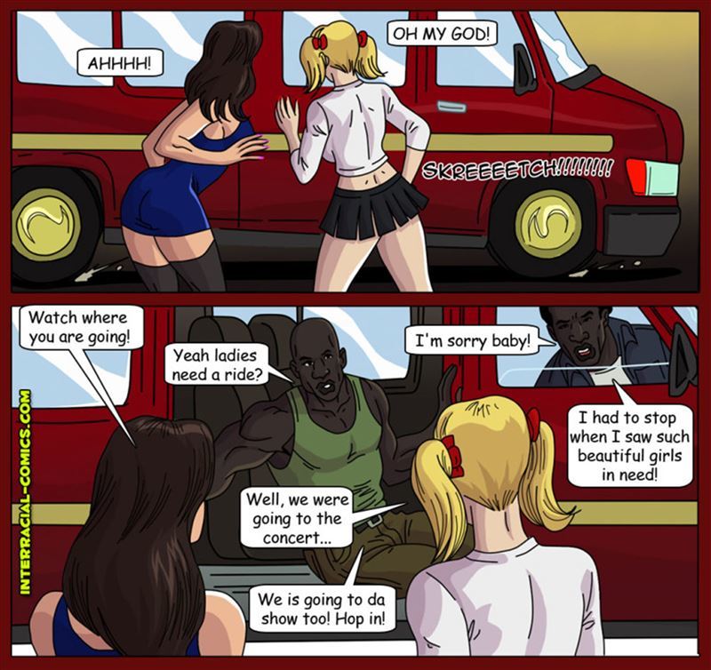 Interracial-comics - The Road Trip - Amy and Brooke